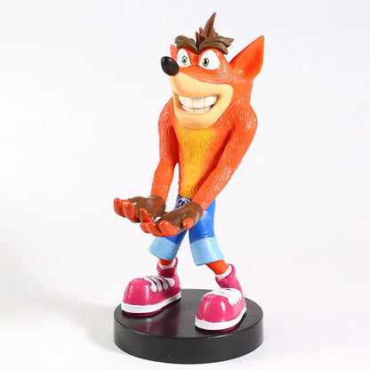 Crash Bandicoot Phone & Controller Holder Model PVC Figure Collectible Figurals Toy Gift