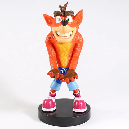 Crash Bandicoot Phone & Controller Holder Model PVC Figure Collectible Figurals Toy Gift