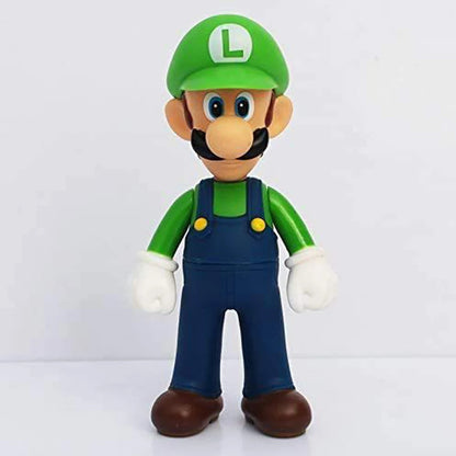 Game Super Mario Bros Cartoon Dolls Model Anime Figures Luigi Yoshi Mario Creative Collectible Model Toys for kids Birthday Gift