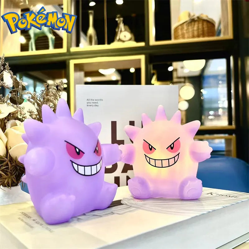 Anime Pokemon Night Light Gengar Pikachu LED Lamp Anime Figures Model Ornament Room Decoration Doll Kids Birthday Christmas Gift