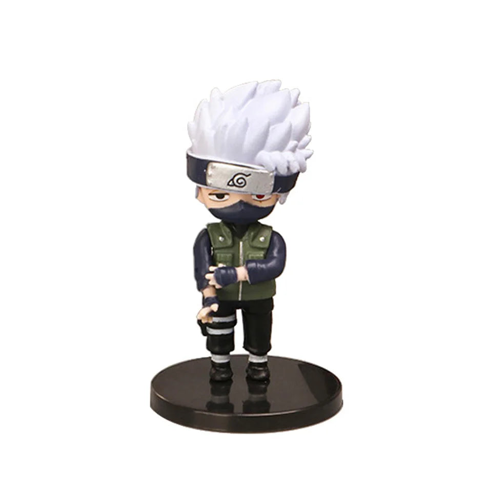 12pcs/set Anime Naruto Shippuden Hinata Sasuke Itachi Kakashi Gaara anime figure Q Version PVC Figures Toys Dolls Kid Gift