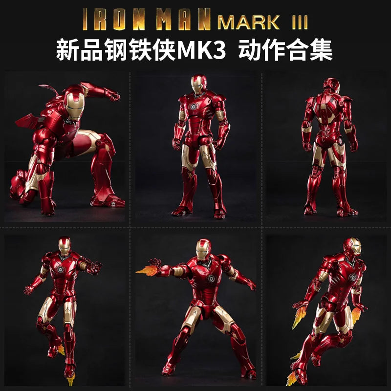 ZD Original Iron Man Legends Mk42 War Machine MK1 MK2 MK3 MK4 MK5 MK6 MK7 Spider Man Avengers Infinity War Action Figure