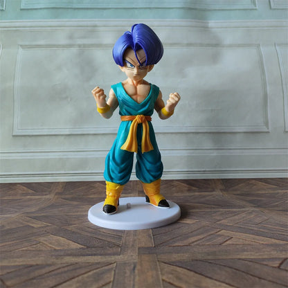 4 Pcs/Set 18-20cm Middle Size Dragon Ball Figure Super Saiyan Son Goku Torankusu Trunks Goten Figurine Model Dolls