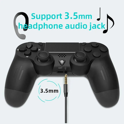 DATA FROG Bluetooth-Compatible Game Controller for PS4/Slim/Pro Wireless Gamepad For PC Dual Vibration Joystick For IOS/Android