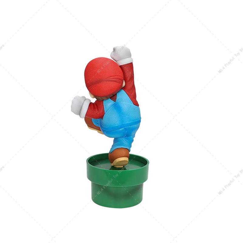 24CM Super Bros Action Figures Mario Jumping Mario PVC Model Collection Toys Gift