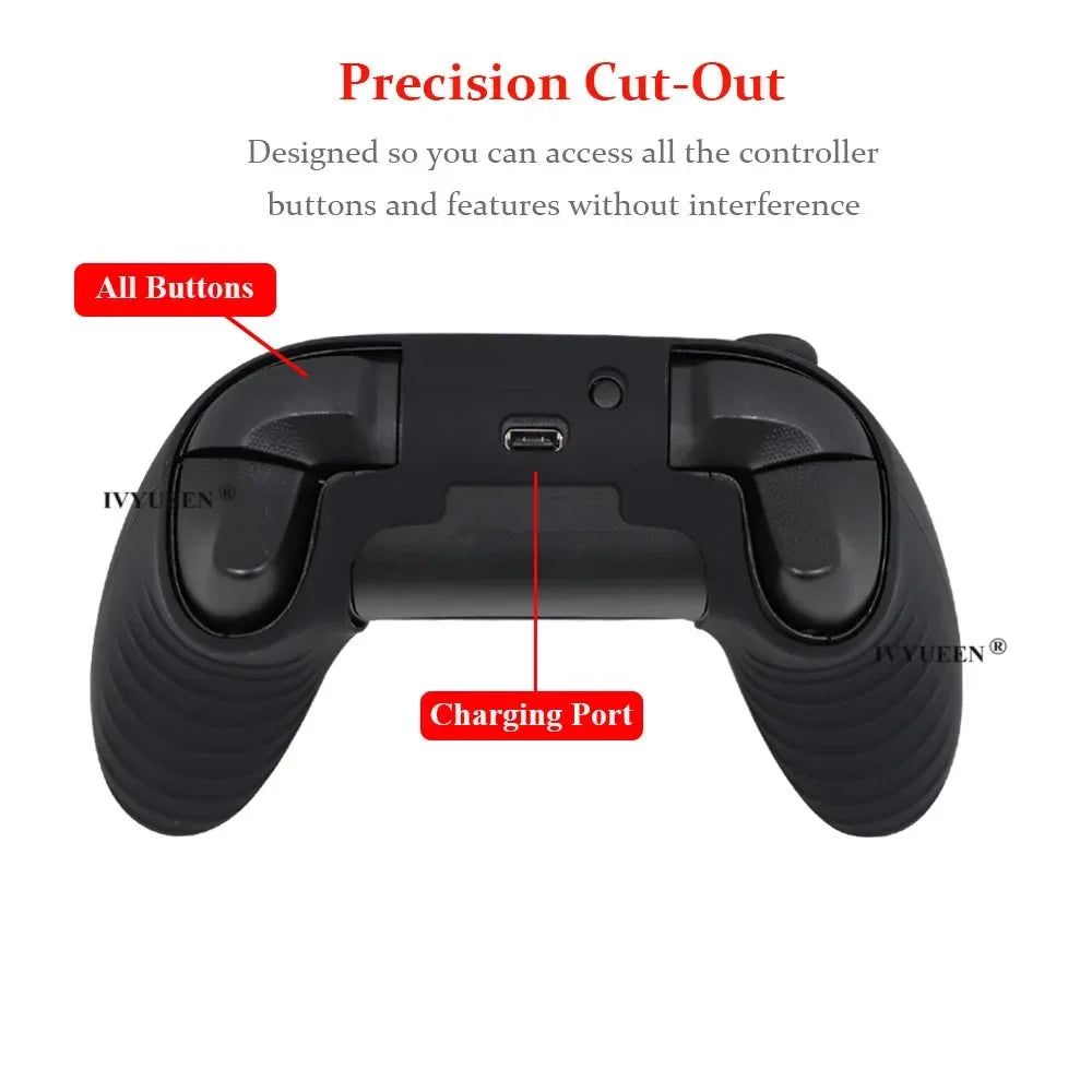 IVYUEEN MixColor Protective Silicone Skin for XBox Series S X XSS XSX Controller ThumbStick Grip Caps Gamepad Protector Cover