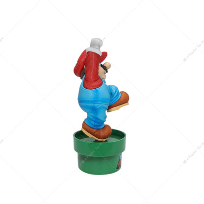 24CM Super Bros Action Figures Mario Jumping Mario PVC Model Collection Toys Gift