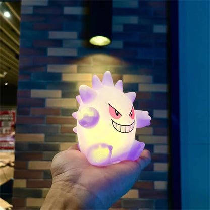 Anime Pokemon Night Light Gengar Pikachu LED Lamp Anime Figures Model Ornament Room Decoration Doll Kids Birthday Christmas Gift