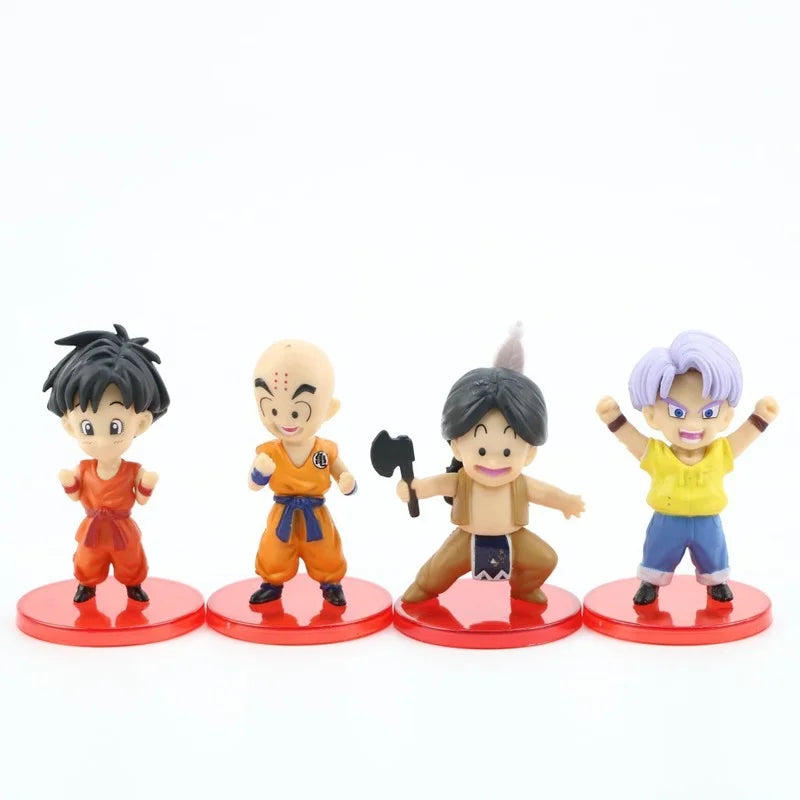 13pcs/lot dragon Ball mini figure super saiyan goku vegeta Action Figure Collection Model Toys