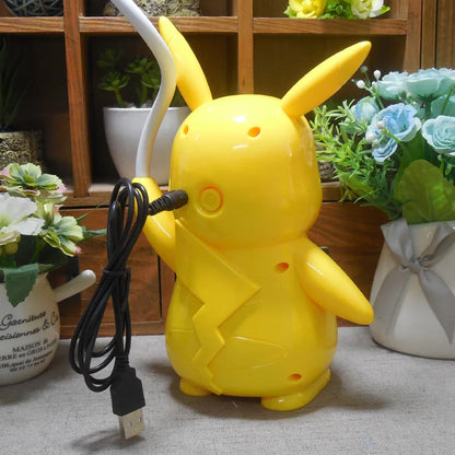 New Genuine Pokemon Pikachu Desk Lamp 3 Gears Adjustable Light USB Charging LED